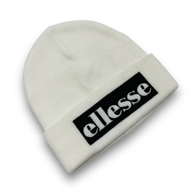 엘레쎄 박스 로고 화이트 민트급 비니