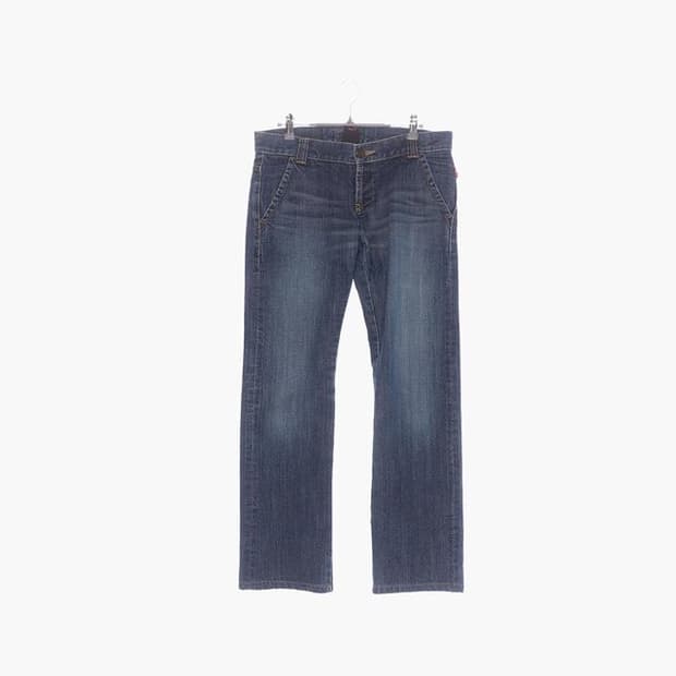 X-girl 로우라이즈 부츠컷 데님 팬츠