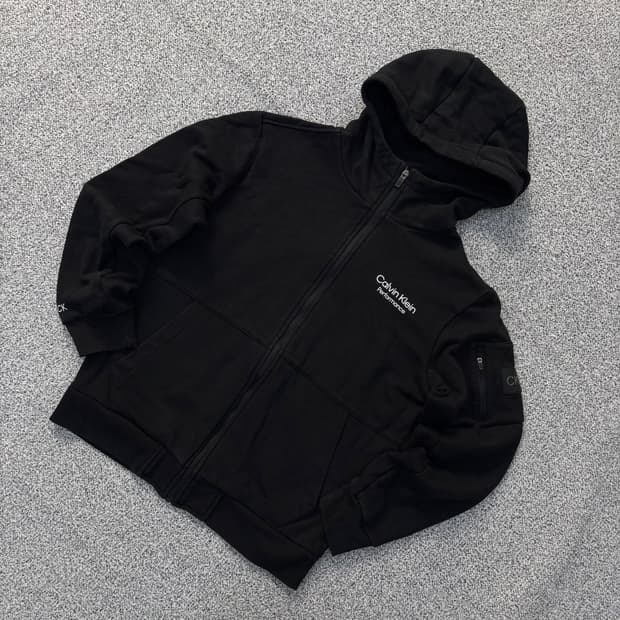 MM 캘빈클라인 기모 후드 집업 자켓 0413J