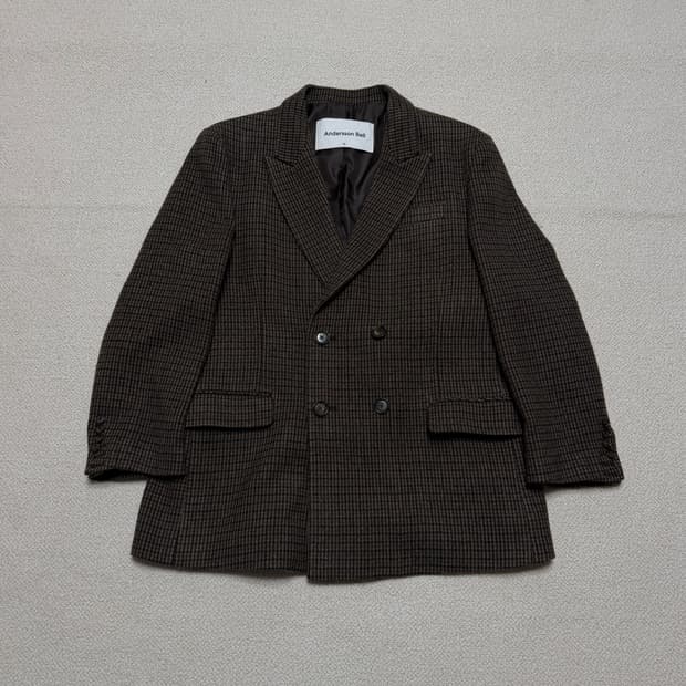 앤더슨벨 유니섹스 프랭크 더블 브레스트 울 자켓