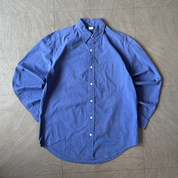 갭 딥 블루 긴팔 셔츠