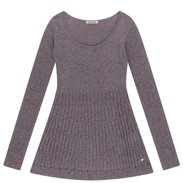 코이세이오 SOFT BELL KNIT 퍼플그레이