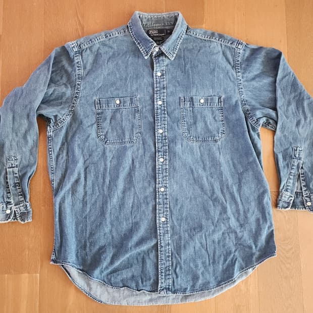 폴로 랄프로렌 데님 워크셔츠(XL, 초레어템)