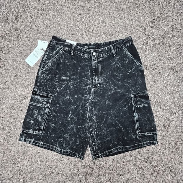 (새상품)자라 카고 버뮤다팬츠