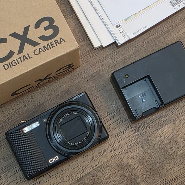Richo cx3 black vintage camera 리코 3 작례 O