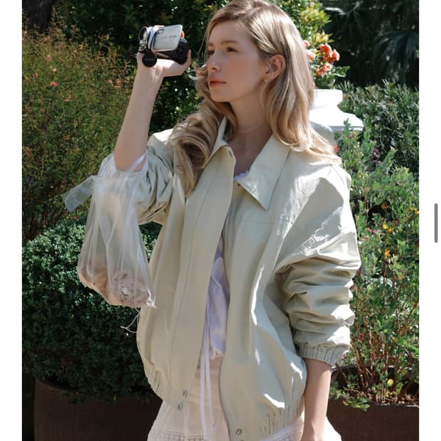 레터프롬문 메이닌 봄버자켓