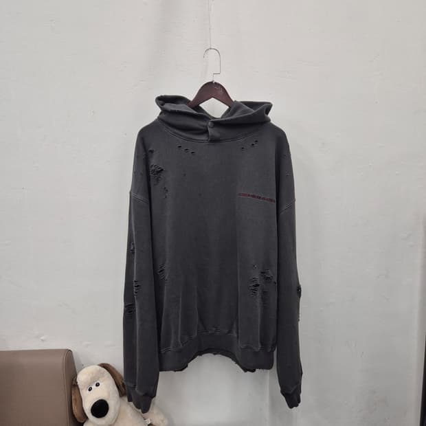 펀치드렁크파티 다모임 가먼트 다이드 후드 3사이즈