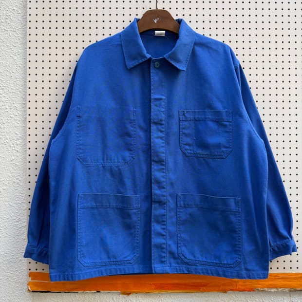 OLD VINTAGE WASHED FRENCH WORK 프렌치워크자켓