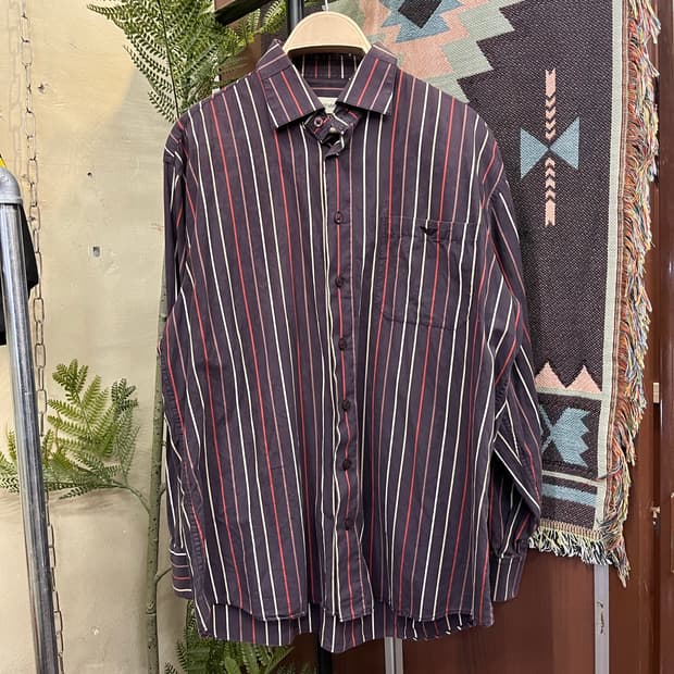 엠포리오 아르마니 스트라이프 포켓 셔츠 #csz667