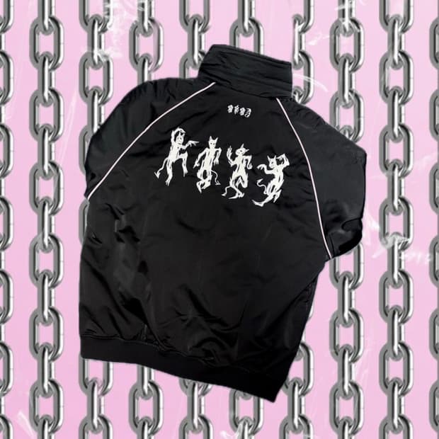 낫포너드 4devils stain 블루종 자켓 무신사