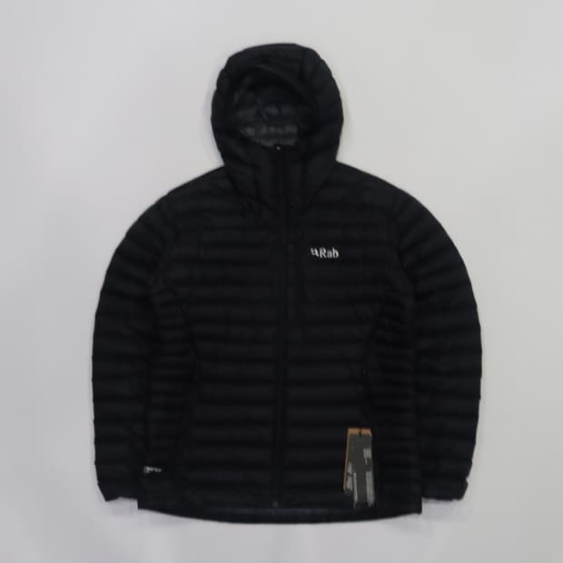 랩 마이크로라이트 알파인 후디 블랙 경량 패딩