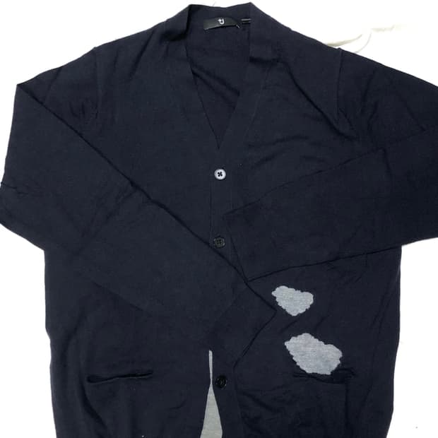 XL) 질샌더 유니클로 가디건 네이비