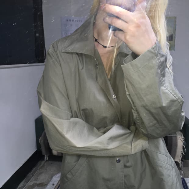 투티/0308 JIL SANDER 코치 자켓 베이지