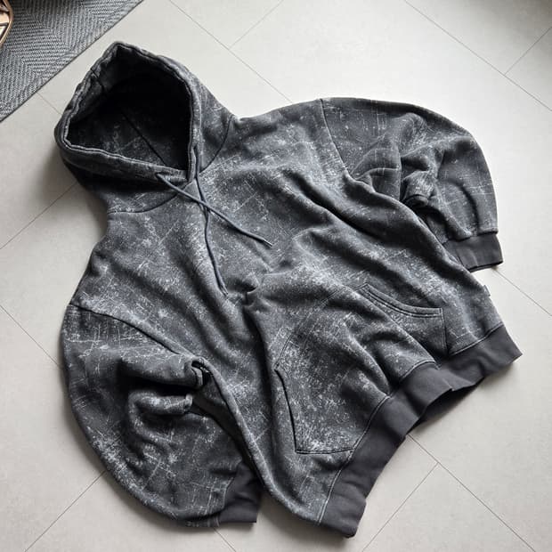 차콜 그레이 브라운브레스 후디 