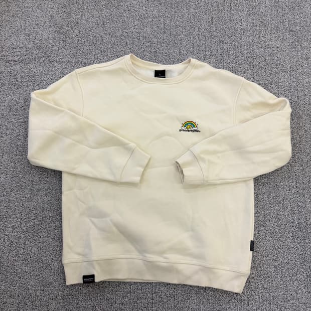 L 그루브라임 기모 맨투맨 0128H1