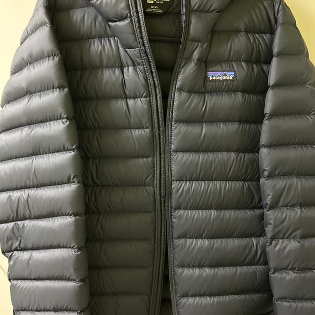 파타고니아 다운 스웨터 후디  m