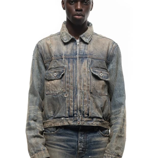 NF JAPANESE DUST SELVEDGE TRUCKER JACKET
