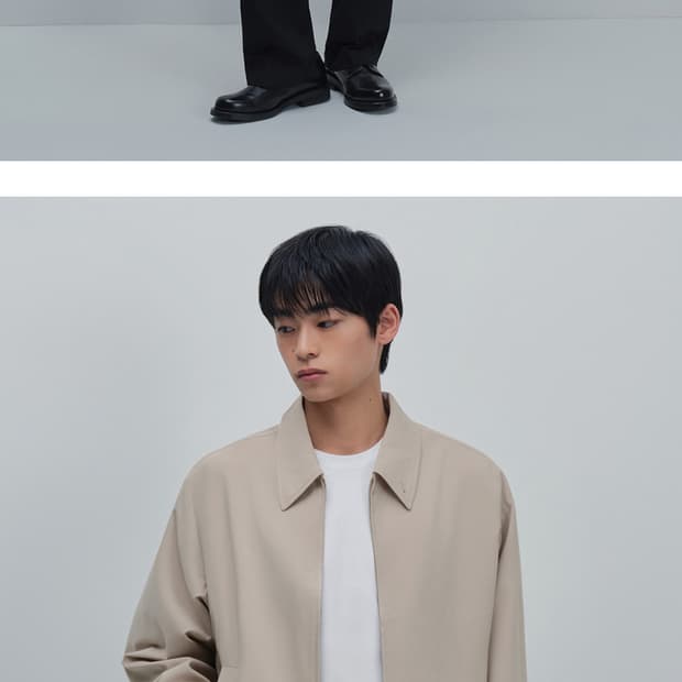 무신사 라이트 플레인 릴렉스드 미니멀 재킷
