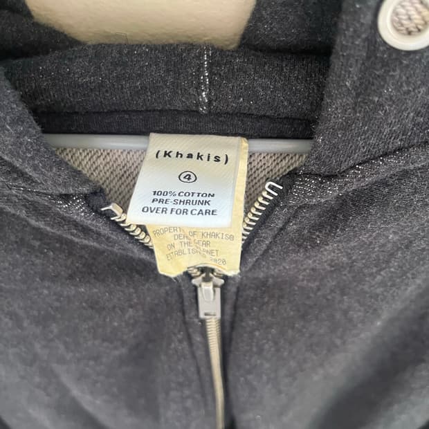 khakis 카키스 후드 집업 (4사이즈)