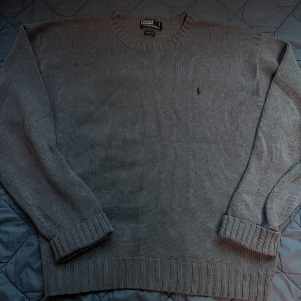 폴로 빈티지 니트 