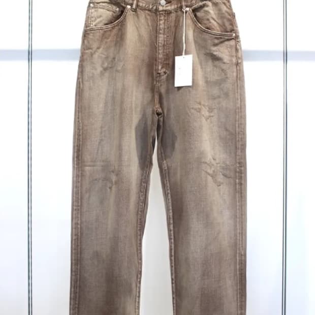 안셀름 테이퍼드 데님진 24fw 한정컬러 브라운 3