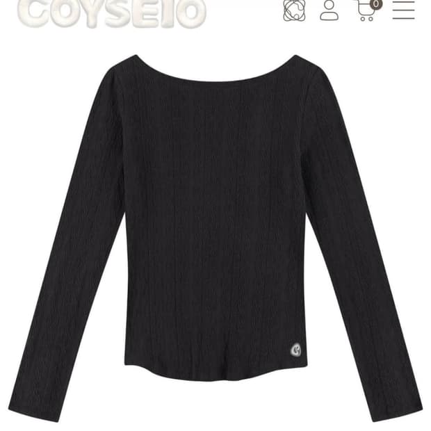 코이세이오 투웨이 롱슬리브 차콜