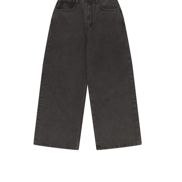 코이세이오 W STITCH DENIM PANTS BLACK