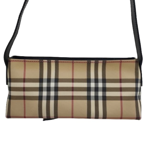 버버리 노바체크 바게트백