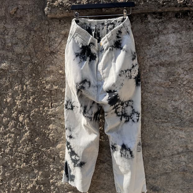 캐피탈 컨트리 타이다이 신치백 코듀로이 팬츠 