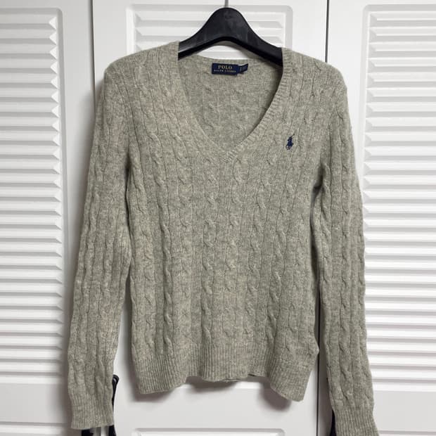 폴로 캐시미어 니트