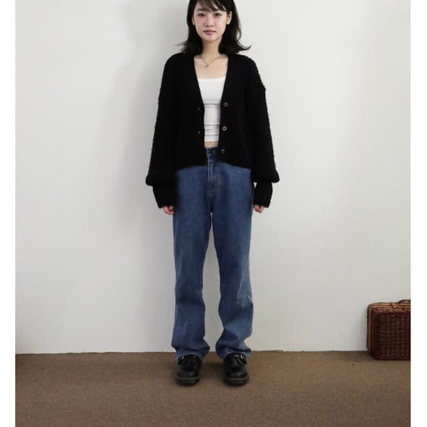 쉬이즈큐트 플러피 가디건 블랙 팝니다