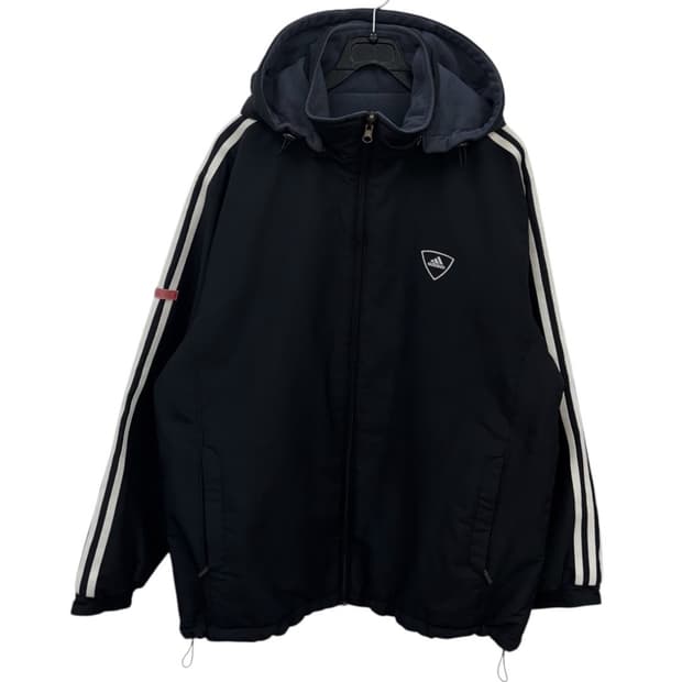 아디다스 리버시블 후리스점퍼(후드탈착)