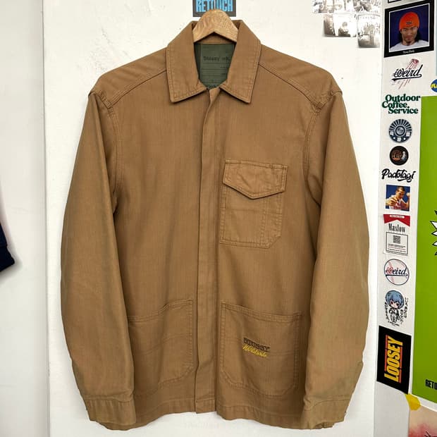 00‘s 스투시 헤링본 트윌 워크자켓