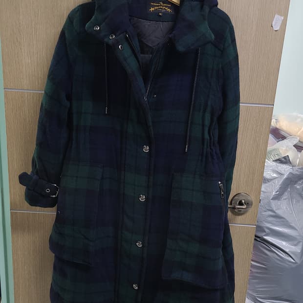 비비안웨스트우드 후드 롱 패딩 코트 40