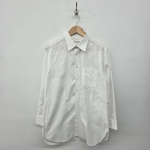 던힐 패턴 화이트 셔츠 남방 남XL