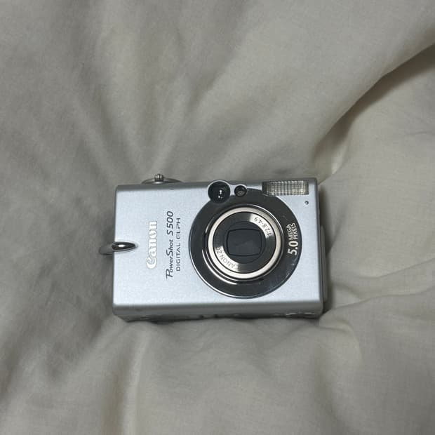 빈티지 디카 캐논 파워샷 S500 판매합니다
