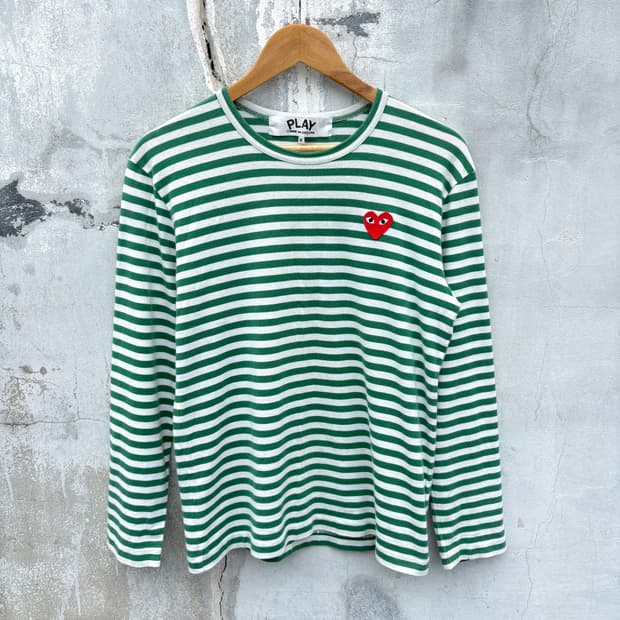 Comme des Garcons 꼼데가르송 스트라이프 롱슬리브 티셔츠