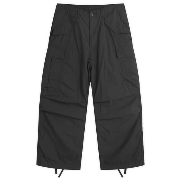 [M] 빔즈 beams 빅 6 포켓 카고 팬츠 블랙