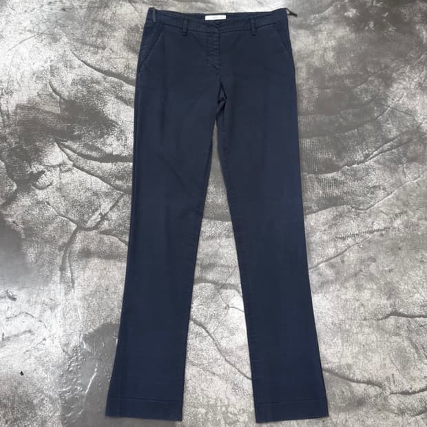 프라다 코튼 스트레치 로우라이즈 컴포트 팬츠 