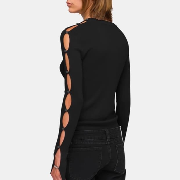 032c 컷아웃 니트 s