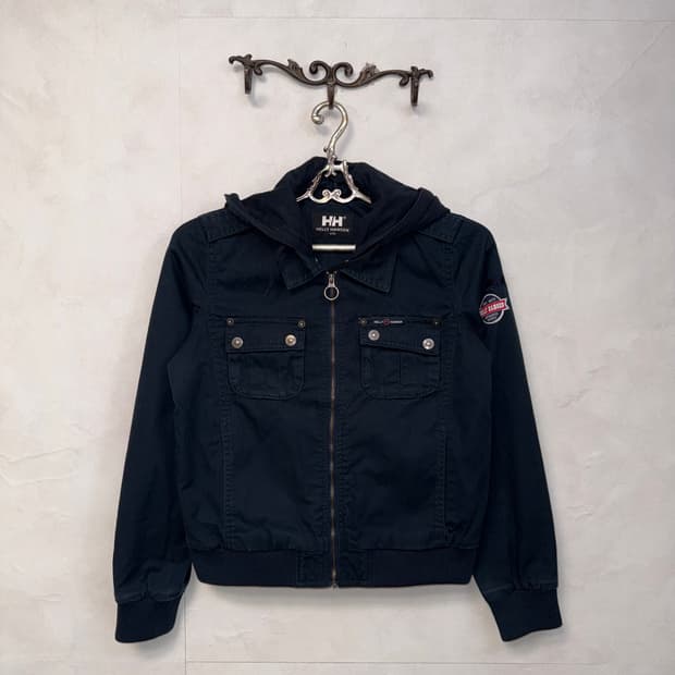 Helly Hansen dark navy hood jacket