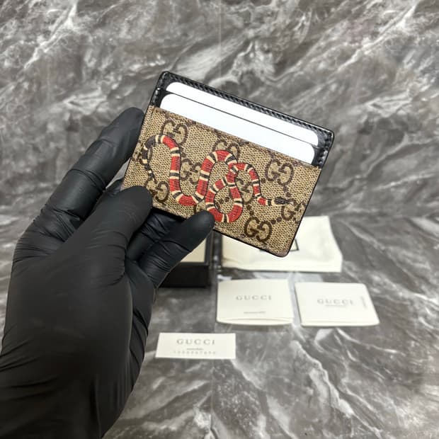 구찌 스네이크 카드지갑