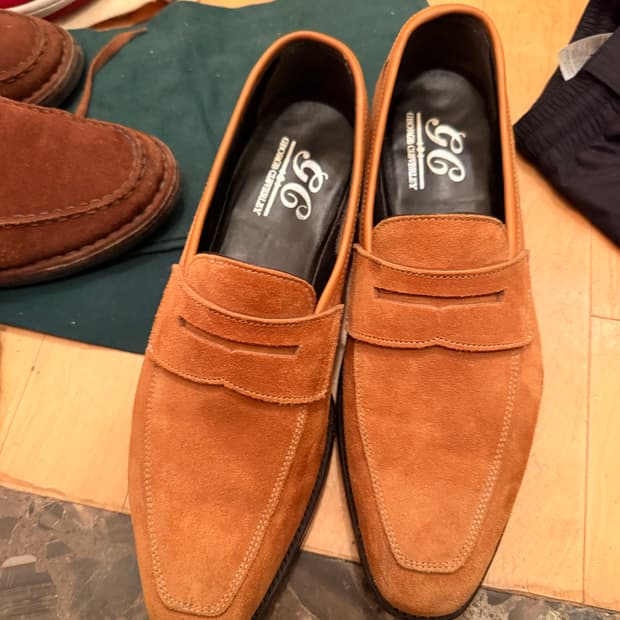 조지 클레버리 스웨이드 로퍼 Newport 7.F