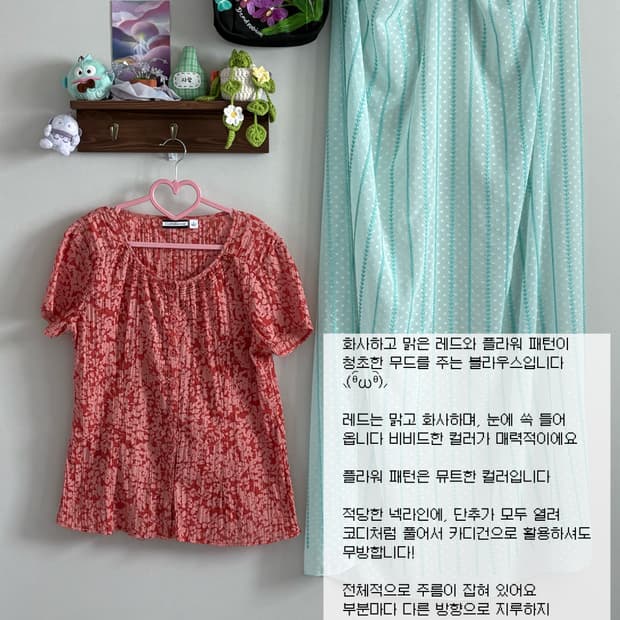 레드 블라우스