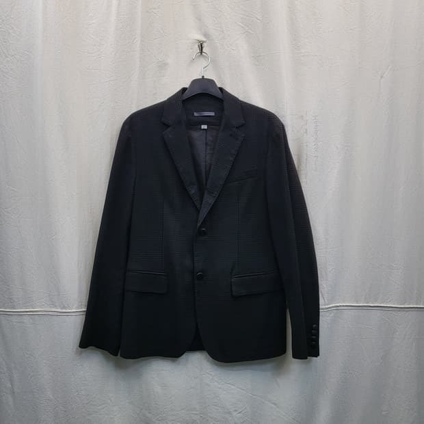 John Varvatos 남성 체크 블레이저