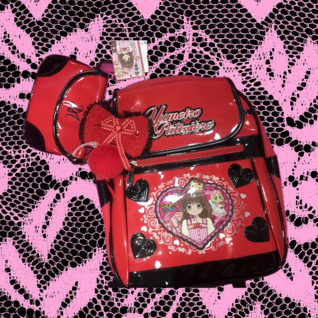 고전잡화 꿈빛 파타시엘 러블리 키치 스쿨백 (키링세트)