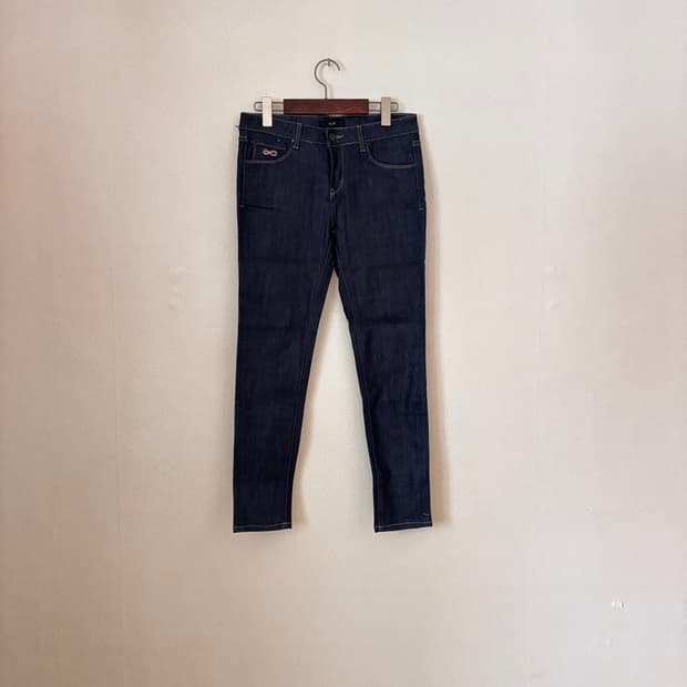 새제품 플랙진 스키니진 27 28 크롭 cindy 슬림 청바지 