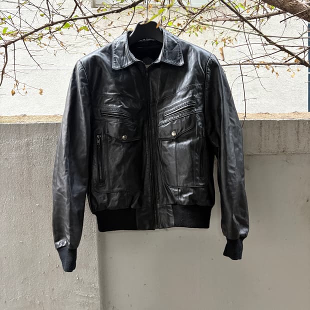 70’s Bermans 레더봄버자켓 40