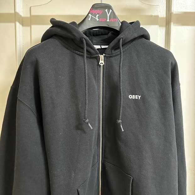 OBEY 오베이 후드집업 L