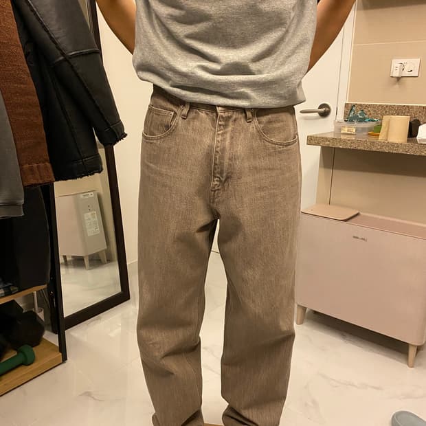 Auralee 데님팬츠